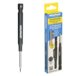 Lapiz Carpintero Portaminas Con 6+1 Recargas Cera Marcadora, Tiza Marcadora, Trazador, Rotulador Marcador, Rotulador Obra, WOLF