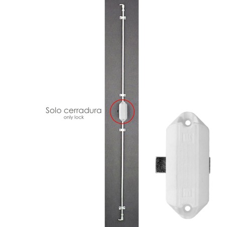 Cerradura Falleba Sin Llave 93/ Blanco WOLFPACK LINEA PROFESIONAL