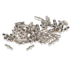 Soporte de Metalico Con Anclaje 5 Ø mm. Para Estanterias / Estantes (Caja 100 Unidades) WOLFPACK LINEA PROFESIONAL