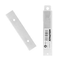 Hoja Rectangular Rascavidrios ( 10 piezas) WOLFPACK LINEA PROFESIONAL