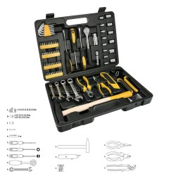 Juego Herramientas 160 Piezas Con Maletin WOLFPACK LINEA PROFESIONAL