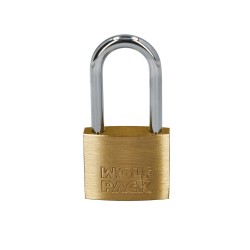 Candado Laton Arco Largo Llaves Iguales 50 mm. Nº1 WOLFPACK LINEA PROFESIONAL