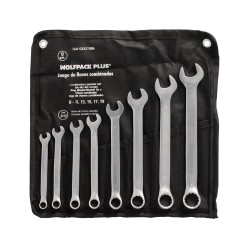 Juego Llaves Combinadas Wolfpack Plus 8 Piezas WOLFPACK LINEA PROFESIONAL