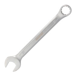 Llave Combinada Plus 21x21 Acero Cromo Vanadio DIN 3113. Llave Doble Boca, Llave Fija, Llave Estrella WOLFPACK LINEA PROFESIONAL