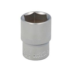 Llave Vaso 1/2" Hexagonal 21 mm. Perfil de 6 caras. Acero Cromo Vanadio, Aristas Redondas WOLFPACK LINEA PROFESIONAL