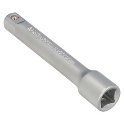 Alargadera Llave De Vaso Cuadradillo 1/2" Longitud 125 mm. Acero Cromo Vanadio WOLFPACK LINEA PROFESIONAL