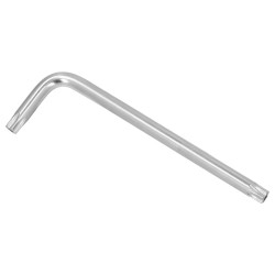 Llave Torx Inviolable Larga Acero Cromo Vanadio Profesional T45 mm. Llave Estrella, Llave Allen Estrella WOLFPACK LINEA PROFESI