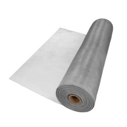 Tela Mosquitera Aluminio 18x14 Ancho 120 cm. Rollo 30 Metros. Malla Mosquitera Aluminio Anti Mosquitos, Antimoscas, WOLFPACK LI