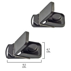 Trampa ratones plastico 9.5 x 4.7 cm. (Bolsa 2 unidades) MAURER