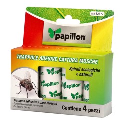 Trampa Para Moscas (4 Unidades) Atrapamoscas, tiras atrapamoscas, tiras atrapadoras de moscas, tiras pegamento moscas / insecto
