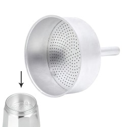 Embudo Cafetera Aluminio Classic / Inducción 12 Tazas ORYX