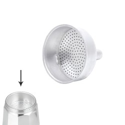 Embudo Cafetera Aluminio Classic / Inducción 3 Tazas ORYX