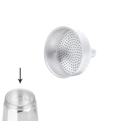 Embudo Cafetera Aluminio Classic / Inducción 2 Tazas ORYX