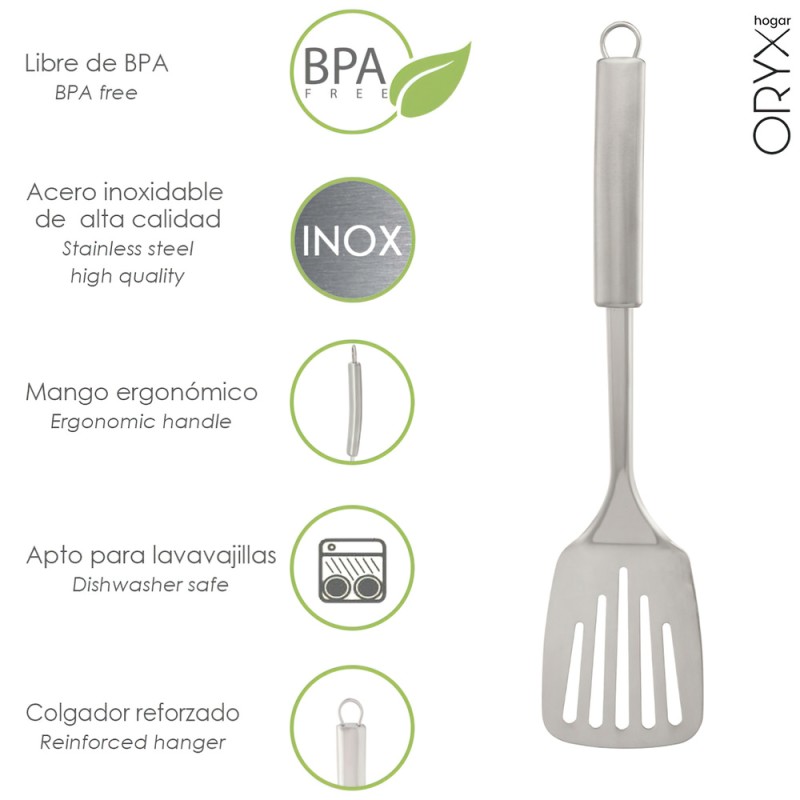 Rasera Cocina Acero Inoxidable 7,5 x 35,5 (Alt.) cm. ORYX