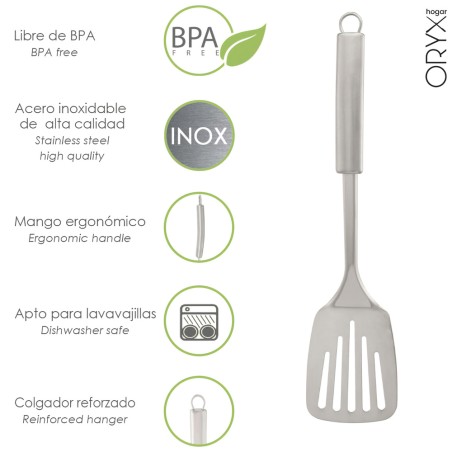 Rasera Cocina Acero Inoxidable 7,5 x 35,5 (Alt.) cm. ORYX