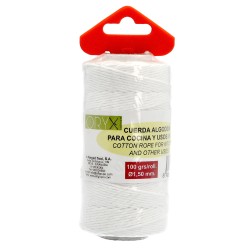 Cuerda Algodón Carnicero 100 gr. Rollo Ø1,50 mm. ORYX