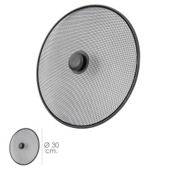 Tapa Anti Salpicaduras Sarten Acero Ø 30 cm. Negro. ORYX