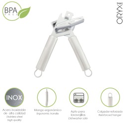 Abrelatas Acero Inoxidable 4,5 x 20 (Alt) cm. ORYX