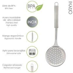 Espumadera Cocina Acero Inoxidable 34x11,5 (Alt) cm. ORYX