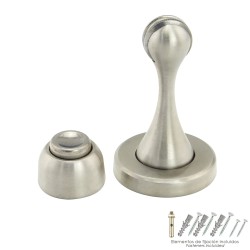 Tope Puerta Retenedor Magnetico Extrafuerte Acero Inoxidable Para Pared y Suelo WOLFPACK LINEA PROFESIONAL
