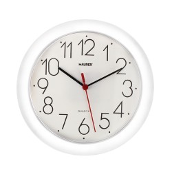 Reloj De Pared Ø 25 cm. Color Blanco MAURER