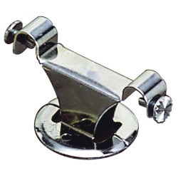 Soporte Barra 12 mm.Ø Cromo Techo Doble ORYX