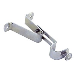 Soporte Barra 16 mm.Ø Cromo Frontal Extensible ORYX