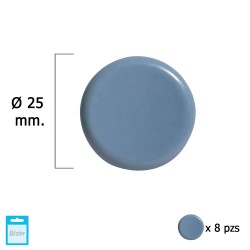 Deslizante Gris Ptfe Ø25 (Blister 8 Unidades) MAURER