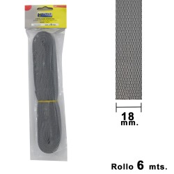Cinta Persiana Wolfpack Gris 18 mm. Rollo 6 Metros WOLFPACK LINEA PROFESIONAL