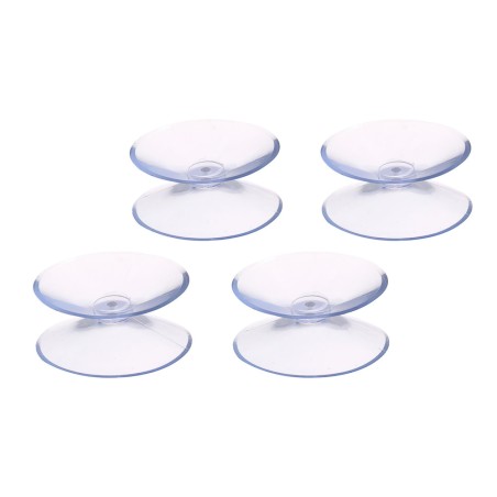 Ventosa Doble Transparente (Bister 4 Piezas) ORYX