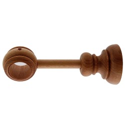 Soporte Madera Extensible 28x205 mm. Nogal RIEL CHYC