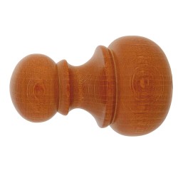 Terminal Madera "Chyc" 20x68 mm. Teca RIEL CHYC