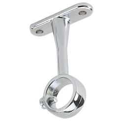 Soporte Central Redondo Para Tubo Ø16 Cromado RIEL CHYC