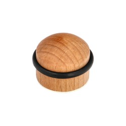Tope Puerta Atornillable Adhesivo Madera Redondo Roble Claro WOLFPACK LINEA PROFESIONAL