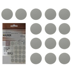 Tapatornillos Adhesivos Gris (Blister 20 unidades) MAURER