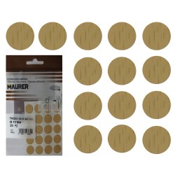 Tapatornillos Adhesivos Haya Natural (Blister 20 unidades) MAURER