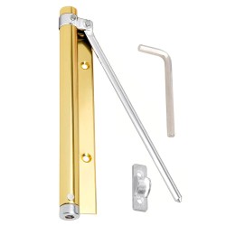 Muelle Puerta Wolfpack Aluminio Anodizado Dorado (Blister 1 Pieza) WOLFPACK LINEA PROFESIONAL