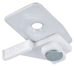 Soporte Techo Con Estribo Para Riel P950 Blanco RIEL CHYC