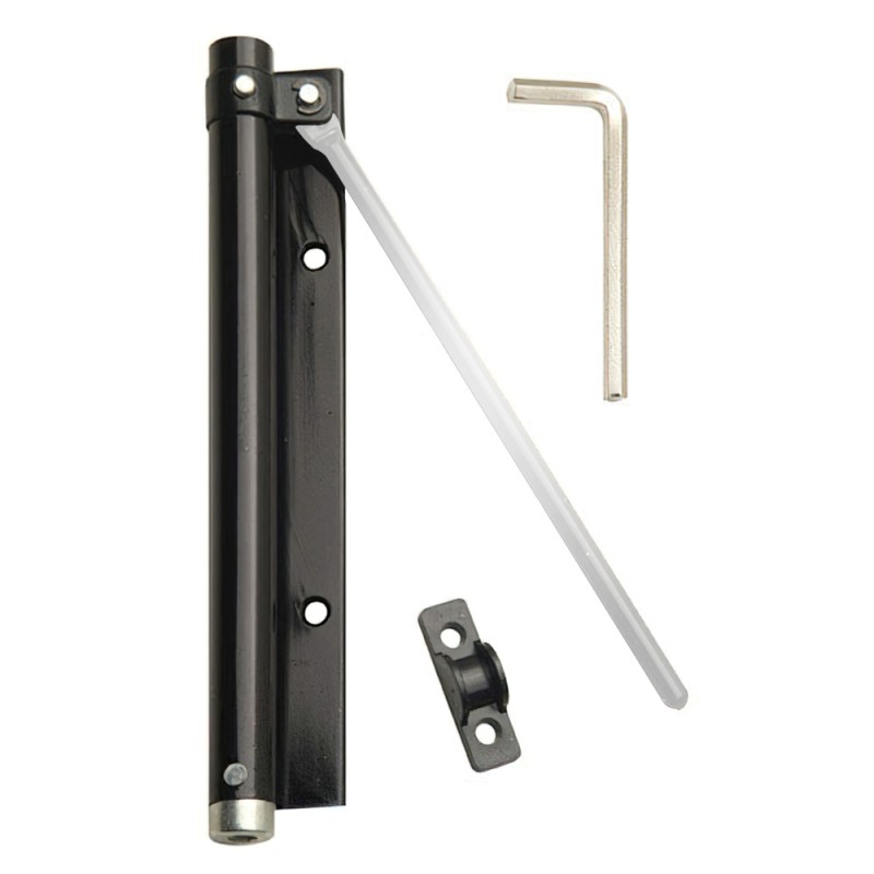 Muelle Puerta Wolfpack Aluminio Anodizado Negro (Blister 1 Pieza) WOLFPACK LINEA PROFESIONAL
