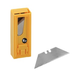 Hoja Cuchillo Recta (Dispensador de 10 hojas) WOLFPACK LINEA PROFESIONAL