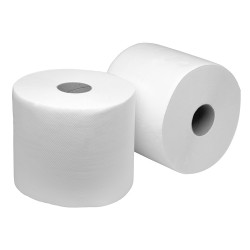 Papel Secamanos 650 Servicios (Pack 2 Rollos) Apto Uso Alimentario Doble Capa Celusosa 100% MAURER