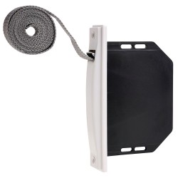 Recogedor Persiana Mini Blanco Cinta 18 mm. Empotrar Sin Pivotes WOLFPACK LINEA PROFESIONAL