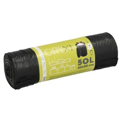 Bolsa Basura Cierre Facil 50 Litros Rollo 10 Bolsas ORYX