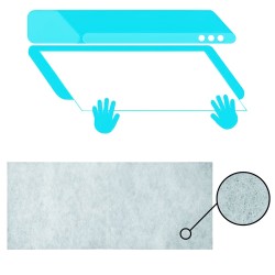 Filtro Campana Extractora 45x95 cm. 150 grm/m2 ORYX