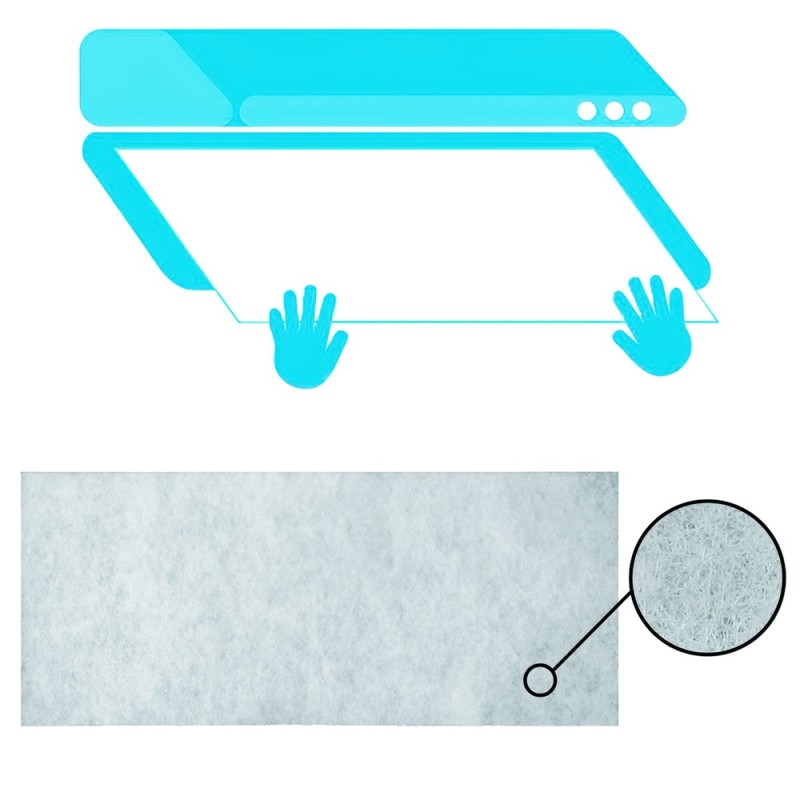 Filtro Campana Extractora 45x95 cm. 150 grm/m2 ORYX