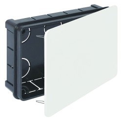 Caja Empotrar Registro Con Tapa 160 x 100 x 45 mm. WOLFPACK LINEA PROFESIONAL