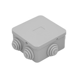 Caja Estanca Superfie Con Clip 80x80x40 Mm WOLFPACK LINEA PROFESIONAL