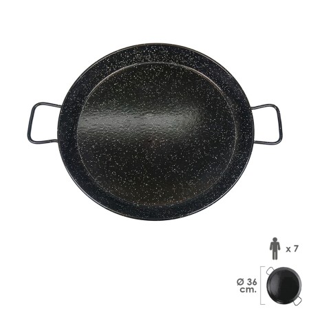 Paellera Valenciana Esmaltada 7 personas/ 36 cm GARCIMA