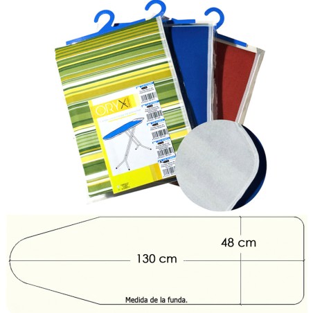 Funda Mesa Plancha Espuma Muleton 130x48 cm ORYX