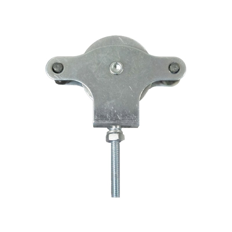 Polea Tendedero Wolfpack Zincado 40 mm. Roldana Metal con Tornillo WOLFPACK LINEA PROFESIONAL